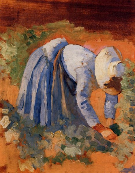 Study for 'The Grape Pickers' I