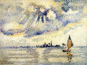 Sunset on the Lagoon, Venice, c.1903-04